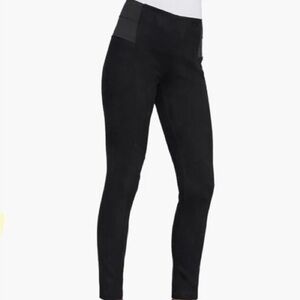 Stella Carakasi Look Sharp Leggings. Size M faux suede. Minimalist contemporary